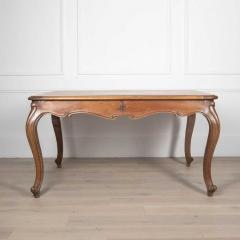 French Art Nouveau Walnut Dining Table - 3563984