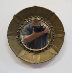 French Artisan Brass Mirror Mid Century - 2565982