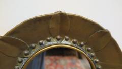 French Artisan Brass Mirror Mid Century - 2565985