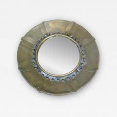 French Artisan Brass Mirror Mid Century - 2566511