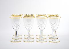 French Baccarat Crystal Tableware Wine Water Service 12 People - 3177272