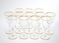 French Baccarat Crystal Tableware Wine Water Service 12 People - 3177273