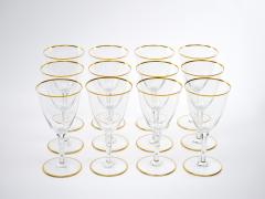French Baccarat Crystal Tableware Wine Water Service 12 People - 3177274