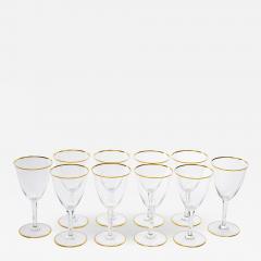 French Baccarat Crystal Tableware Wine Water Service 12 People - 3178545