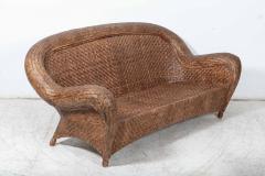 French Bamboo Rattan Sofa Suite - 2640332