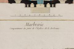 French Baroque Style Architectural Stonework Plans for the Sorbonne Chapel - 4672999
