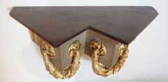 French Baroque Style Parcel Gilt Carved Wood Wall Bracket Sconce or Shelf - 789180