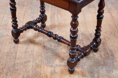 French Baroque Walnut Side Table - 3112055