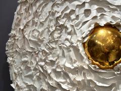 French Bespoke Ceramic Anemone Mirror - 4398661