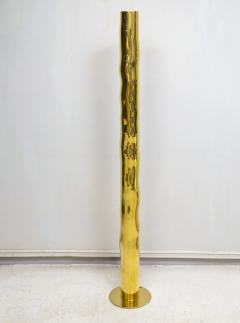French Bespoke Sculptural Brass Totem Floor Lamp - 4093908