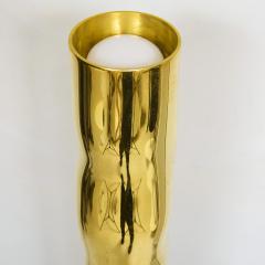 French Bespoke Sculptural Brass Totem Floor Lamp - 4093913