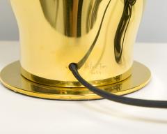 French Bespoke Sculptural Brass Totem Table Lamp - 4093923