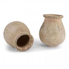 French Biot Jar with Yellow Glazed Rim - 3051282