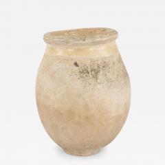 French Biot Jar with Yellow Glazed Rim - 3111573