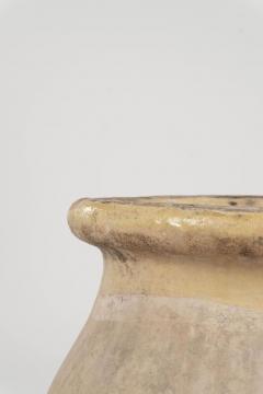 French Biot Jar with Yellow Glazed Rim - 4475973