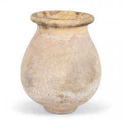 French Biot Jar with Yellow Glazed Rim - 4475974