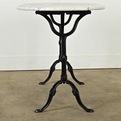 French Bistro Table with Oblong Marble Top - 3888239