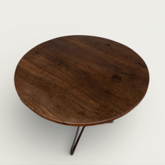 French Bistro Table with Original Wood Top 19th Century - 4612910