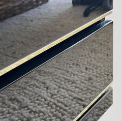French Black Lacquered Pair of Sofa or Bedside Tables circa 1970 - 4612738