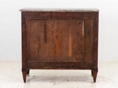 French Black Painted Buffet with Marble Top Late 19th Century - 3320690