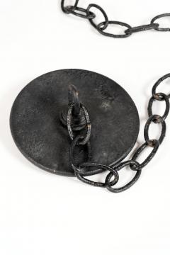 French Black Painted Iron Lantern - 4376542