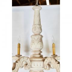 French Bleached Oak Chandelier - 1599496