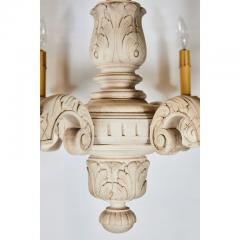 French Bleached Oak Chandelier - 1599497