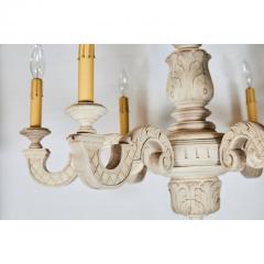 French Bleached Oak Chandelier - 1599499