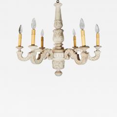 French Bleached Oak Chandelier - 1600233