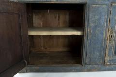 French Blue Painted Buffet Enfilade - 2722984