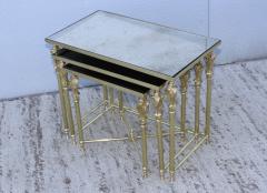 French Bronze And Brass Nesting Tables - 767362