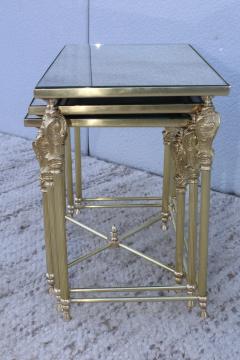 French Bronze And Brass Nesting Tables - 767365