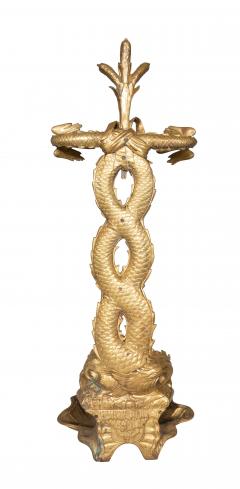 French Bronze Dolphin Form Umbrella Stand - 4506878