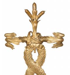 French Bronze Dolphin Form Umbrella Stand - 4506879