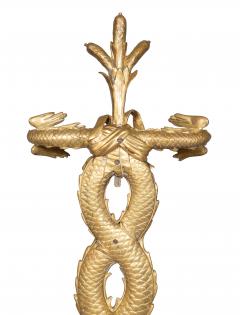 French Bronze Dolphin Form Umbrella Stand - 4506884