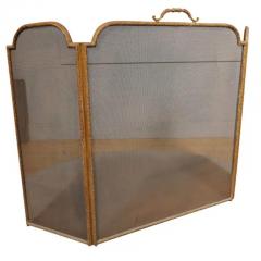 French Bronze Fireplace Screen - 4145093