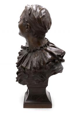 French Bronze Harlequin Bust - 4630611