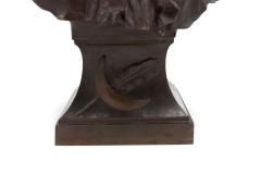 French Bronze Harlequin Bust - 4630617