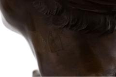 French Bronze Harlequin Bust - 4630619