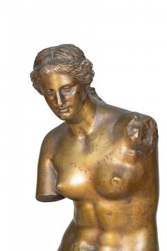 French Bronze Of The Venus De Milo with Delafontaine Foundry Mark - 4723178