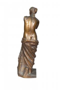 French Bronze Of The Venus De Milo with Delafontaine Foundry Mark - 4723179