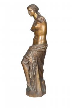 French Bronze Of The Venus De Milo with Delafontaine Foundry Mark - 4723180