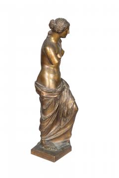 French Bronze Of The Venus De Milo with Delafontaine Foundry Mark - 4723199