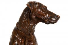 French Bronze Sculpture Chien Braque by Pierre Jules Mene - 4504747