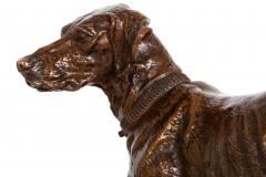French Bronze Sculpture Chien Braque by Pierre Jules Mene - 4504748