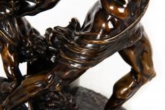 French Bronze Sculpture Hercules Throwing Lichas after Canova ca 1850 - 4479616