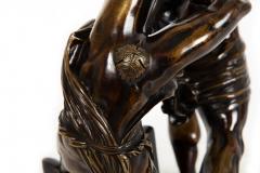 French Bronze Sculpture Hercules Throwing Lichas after Canova ca 1850 - 4479619