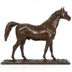 French Bronze Sculpture of Arabian Stallion Rainbow by Christophe Fratin - 4790111