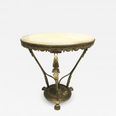 French Bronze and Onyx Side Table - 1651943