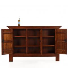French Brutalist Oak Cabinet C 1960 - 4641142